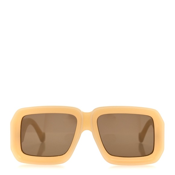 LOEWE Acetate Paula's Ibiza Dive In Mask Sunglasses LW40064U Beige - Picture 7 of 9